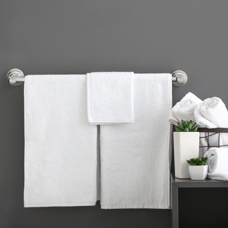 Design House 538330 Calisto 24-inch Wall-Mounted Towel Bar Satin Nickel - Image 5